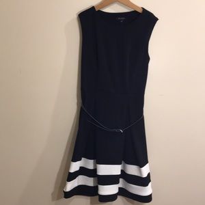 Women AA Studio”6P” Fit n flare dress/belt.stylish